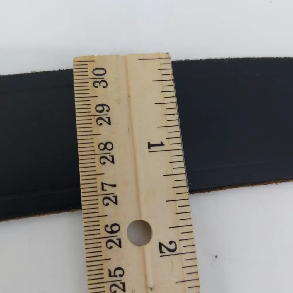 Wrangler Black Genuine Leather Belt Size 38/95